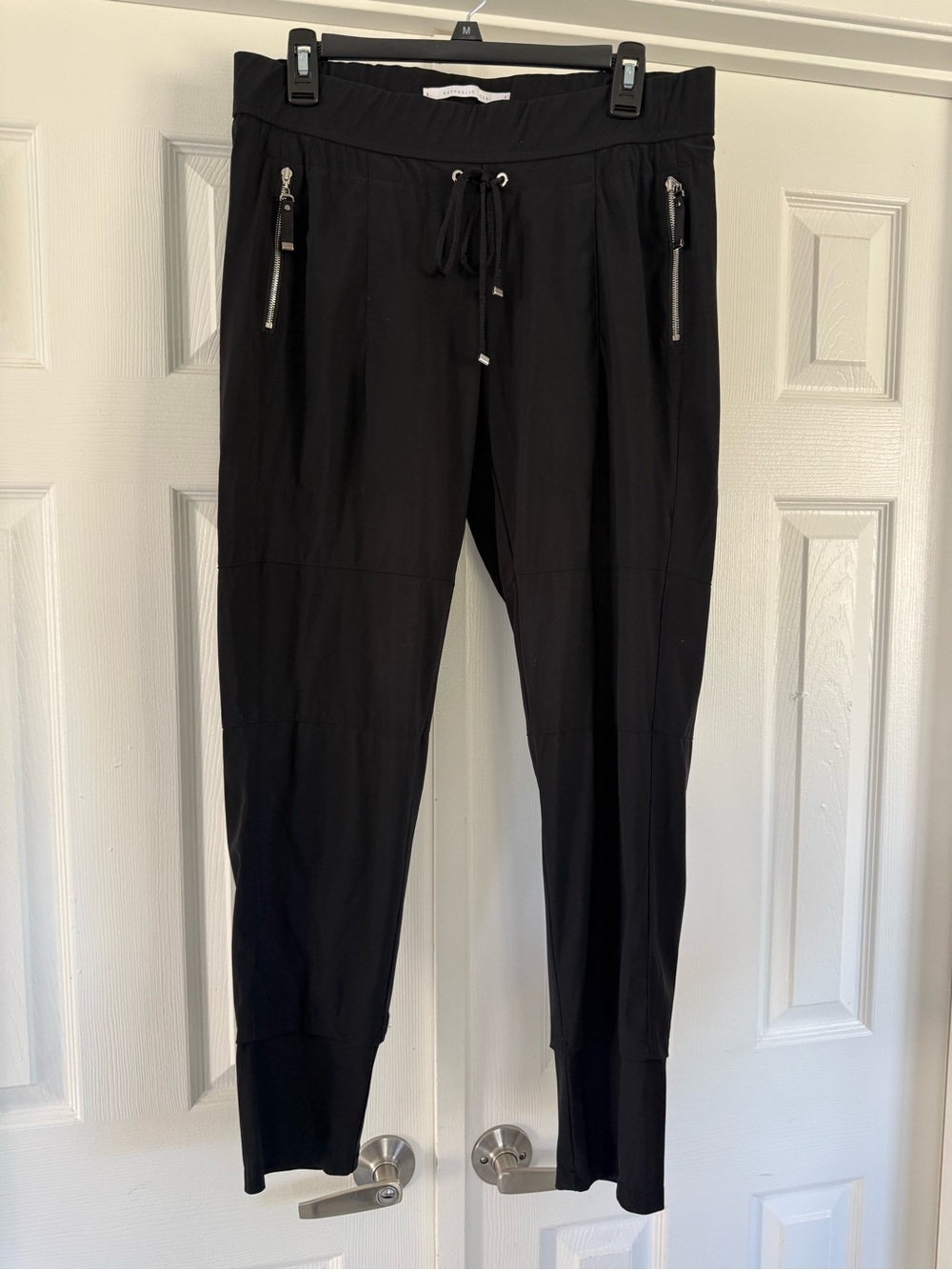 RAFFAELLO ROSSI Black Drawstring Jogger Pants